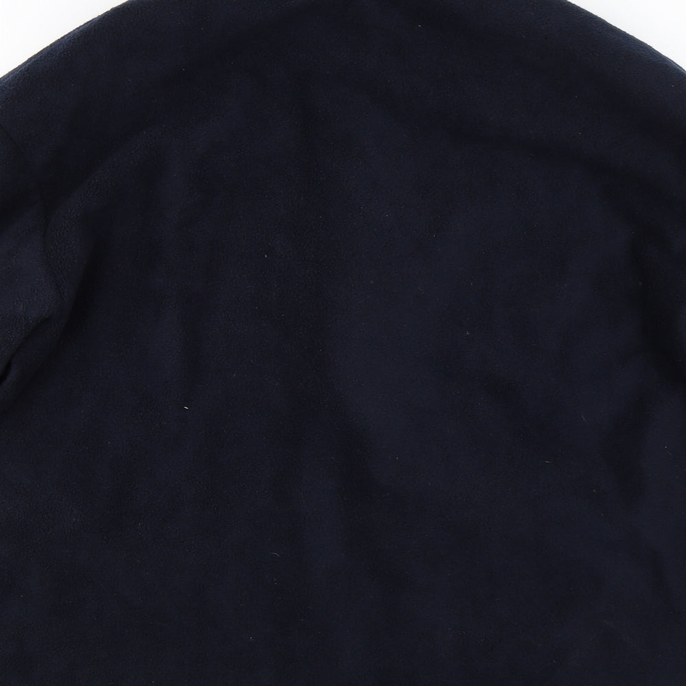 Mens UK Size XL Preworn Blue Full Zip Sweatshirt