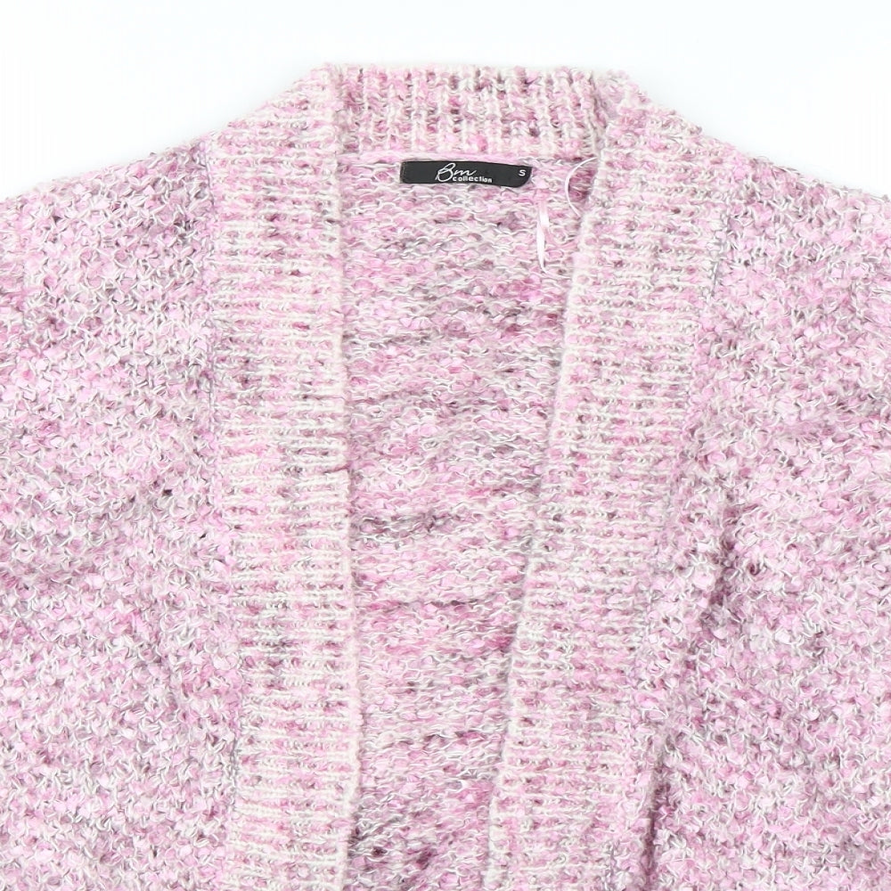 Womens UK Size S BM Purple Cardigan Jumper