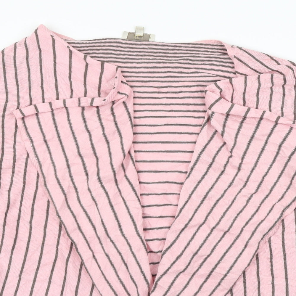 Womens UK Size S county casual Pink Cardigan Jumper