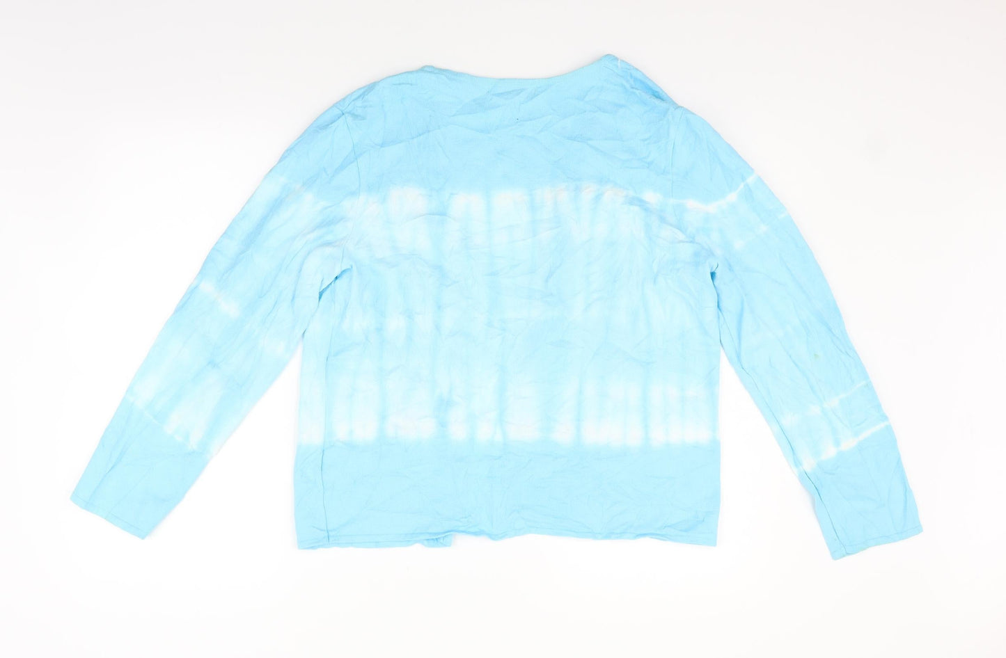 Rosie's R L.F.Coll Womens Blue Striped  Cardigan Jumper Size L