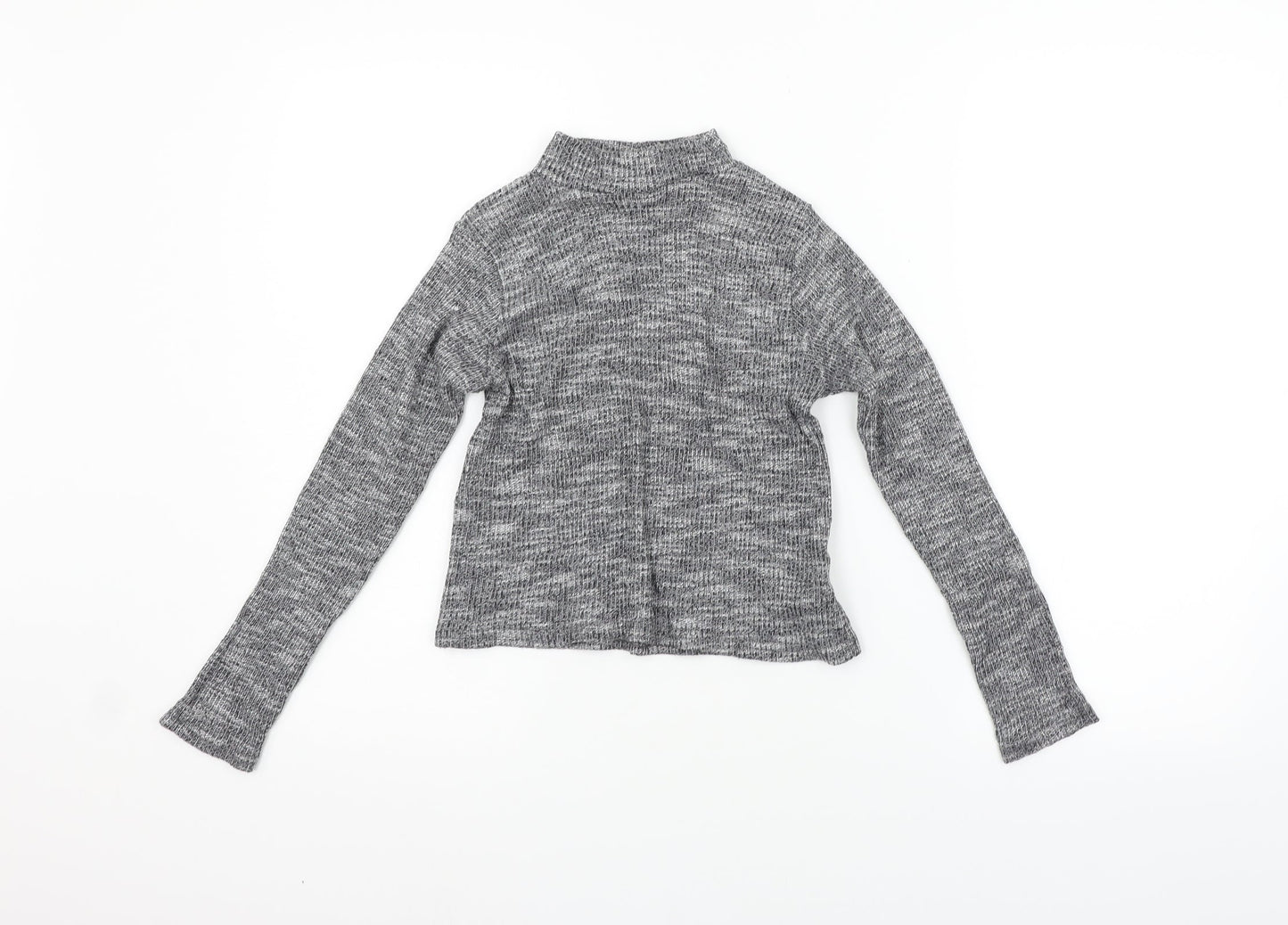 MISS EVIE Girls Grey   Basic T-Shirt Size 9-10 Years
