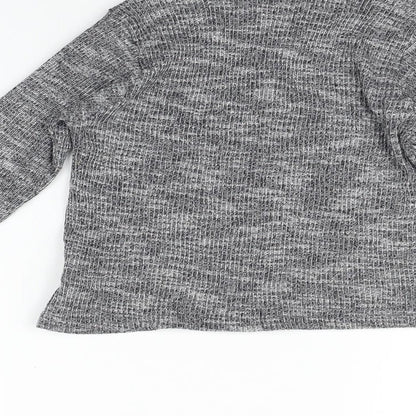 MISS EVIE Girls Grey   Basic T-Shirt Size 9-10 Years