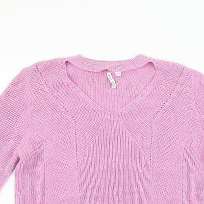 CAPSULE  Womens Purple   Pullover Jumper Size 10