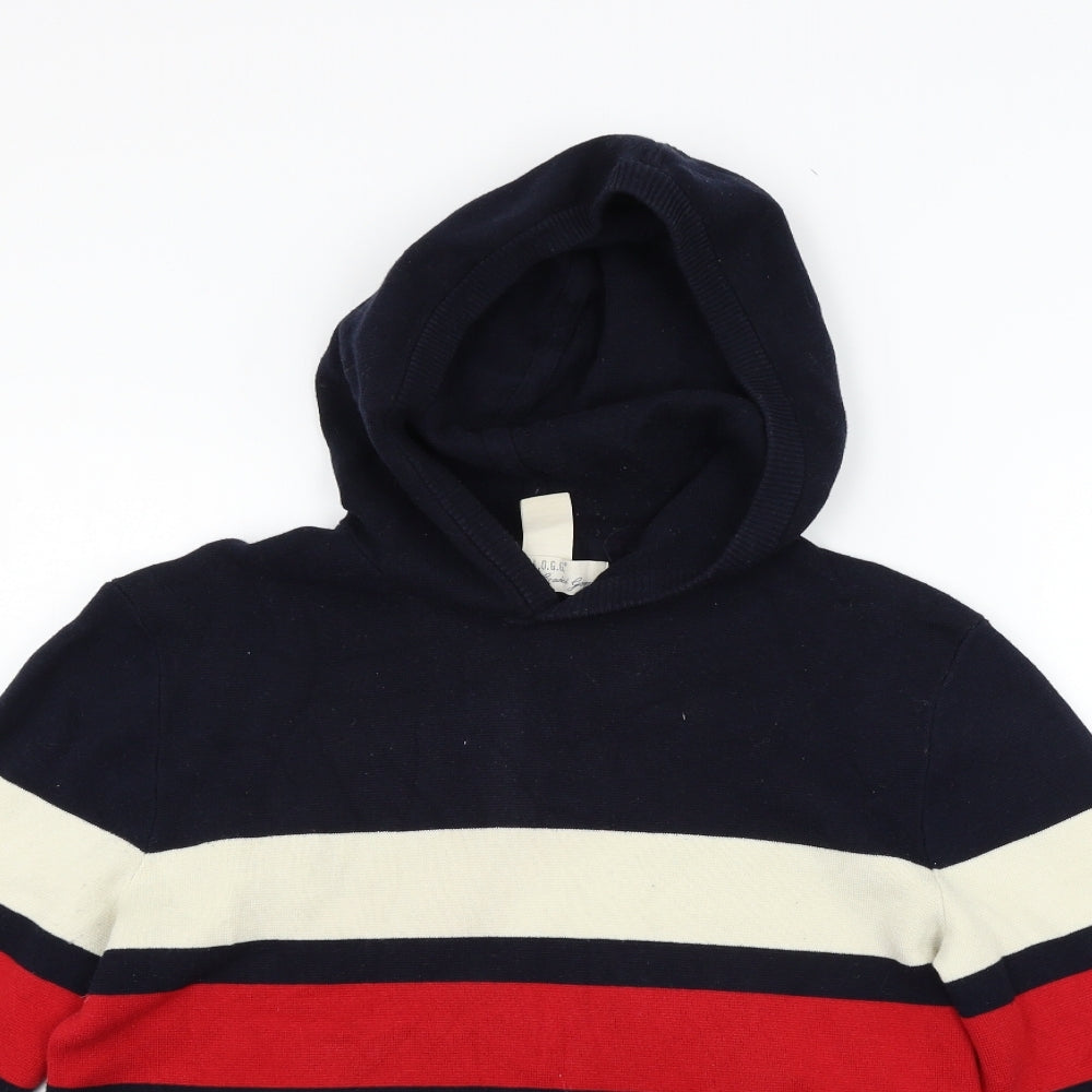 Mens UK Size S H&M Blue Pullover Hoodie