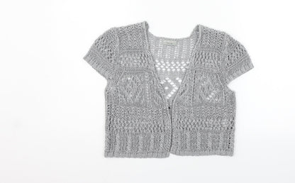 Womens UK Size 12 Per Una Grey Cardigan Jumper