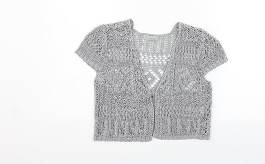 Womens UK Size 12 Per Una Grey Cardigan Jumper
