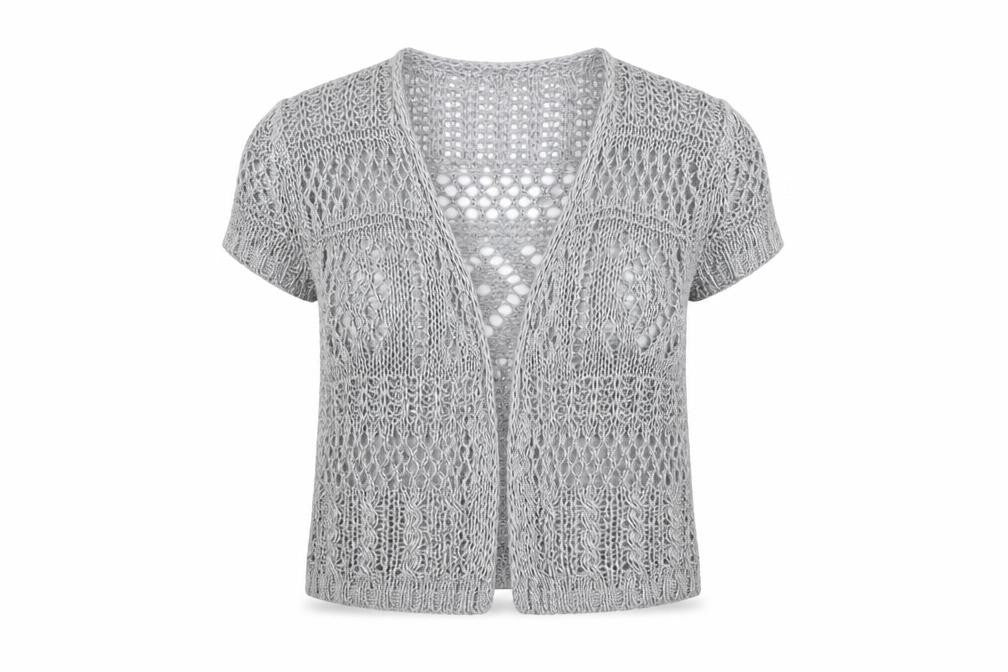 Womens UK Size 12 Per Una Grey Cardigan Jumper