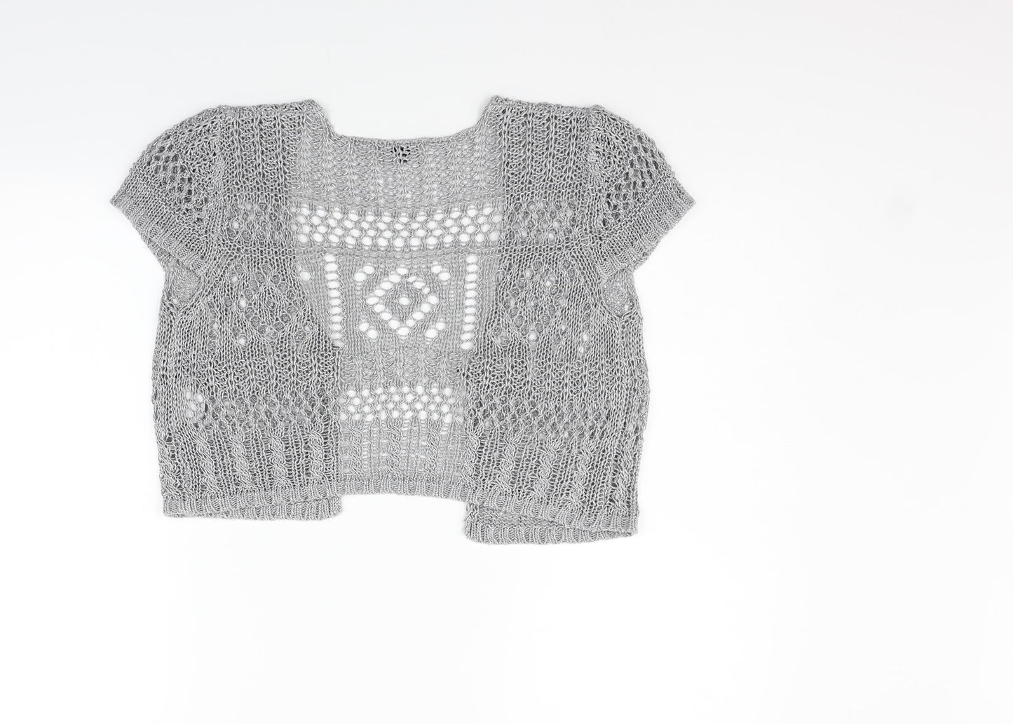 Womens UK Size 12 Per Una Grey Cardigan Jumper