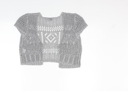 Womens UK Size 12 Per Una Grey Cardigan Jumper