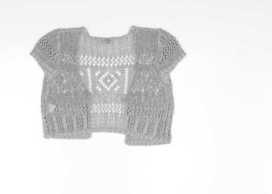 Womens UK Size 12 Per Una Grey Cardigan Jumper