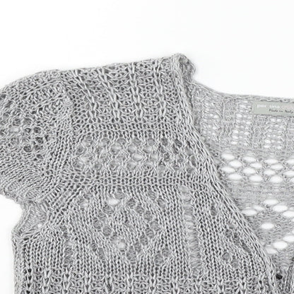 Womens UK Size 12 Per Una Grey Cardigan Jumper