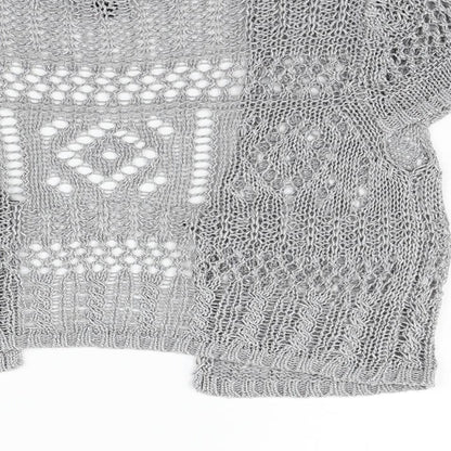 Womens UK Size 12 Per Una Grey Cardigan Jumper