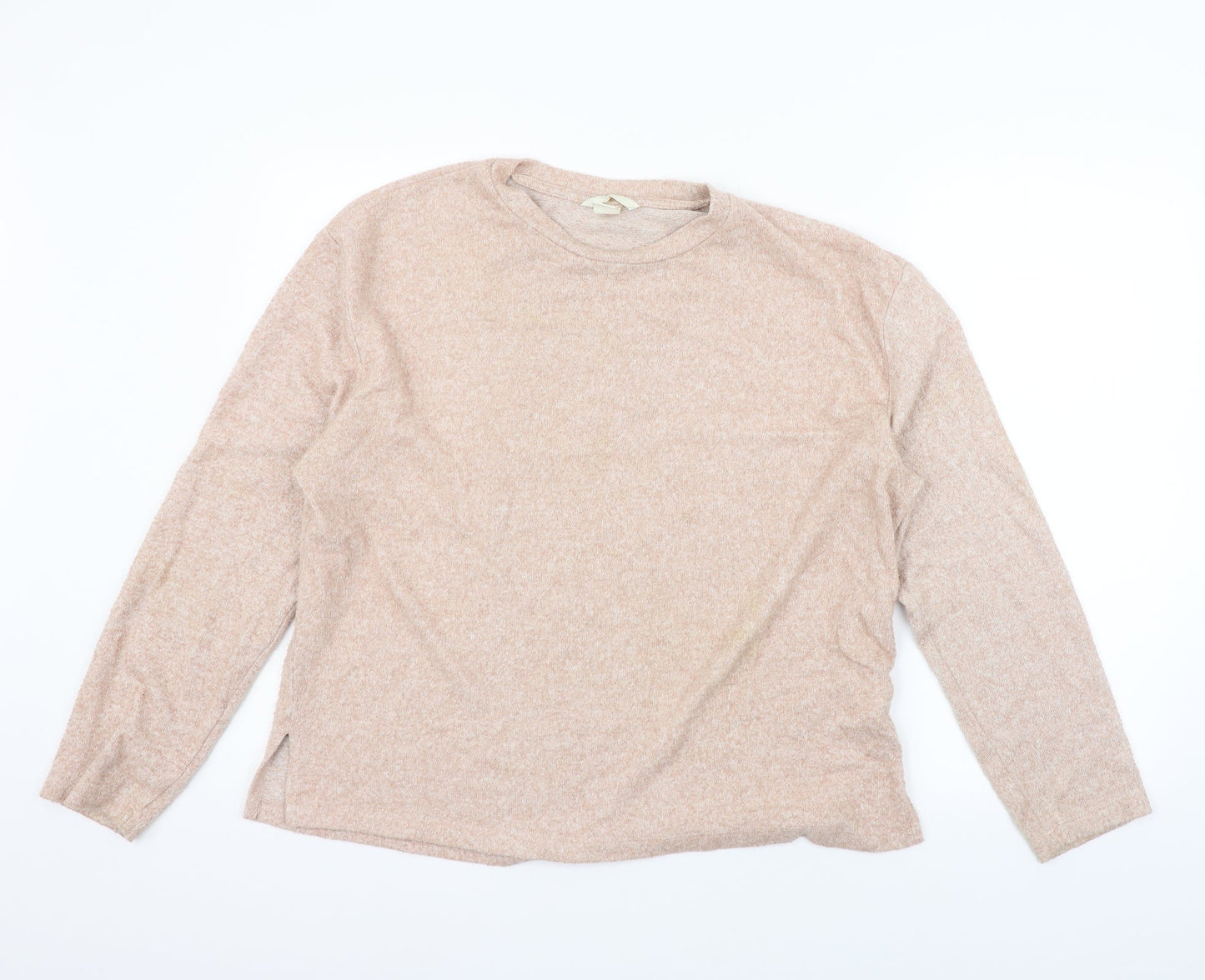 Womens UK Size M H&M Beige Pullover Jumper