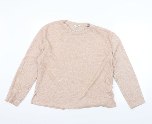 Womens UK Size M H&M Beige Pullover Jumper