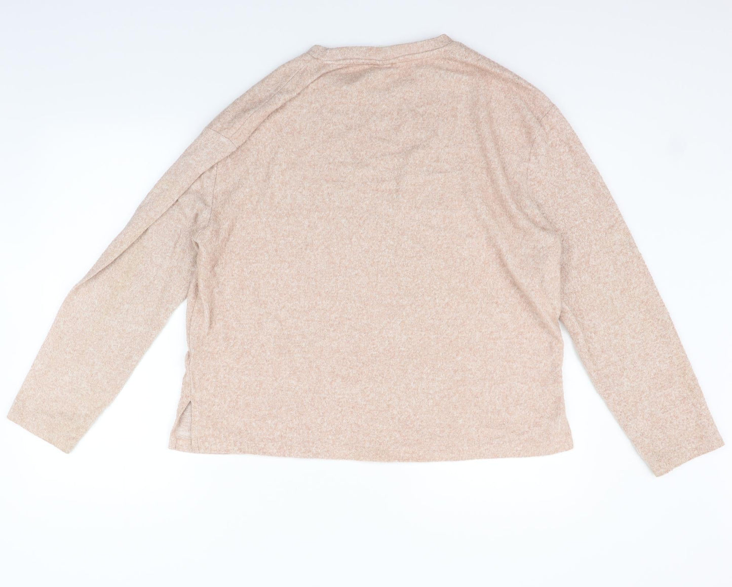 Womens UK Size M H&M Beige Pullover Jumper