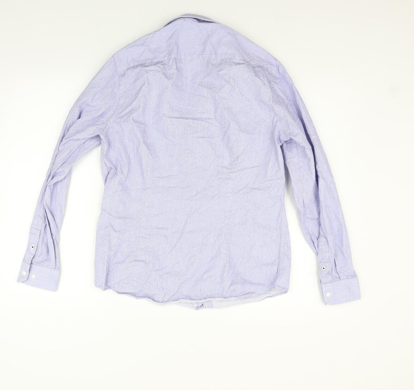 Mens UK Size M Burton Blue  Button-Up Long Sleeve Casual Shirt