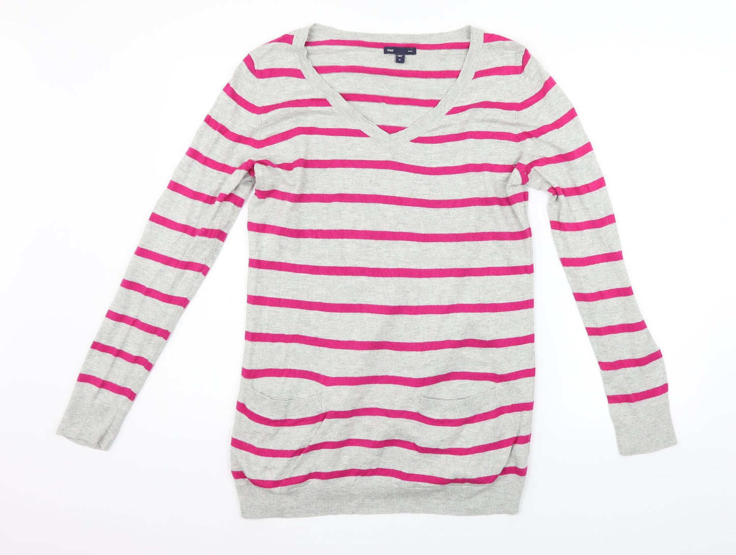 Gap Womens Pink Striped  Jumper Dress  Size M