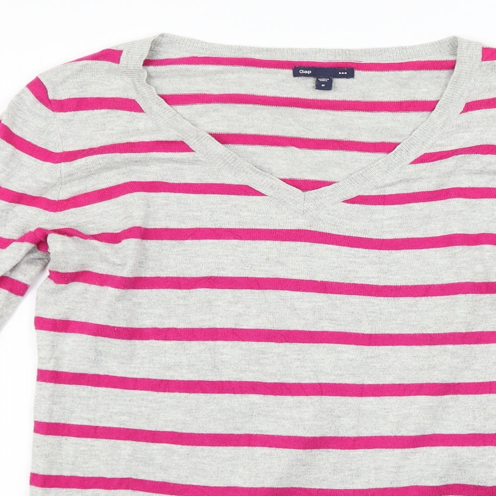 Gap Womens Pink Striped  Jumper Dress  Size M