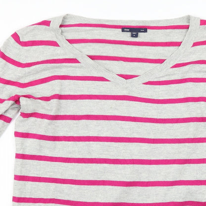 Gap Womens Pink Striped  Jumper Dress  Size M