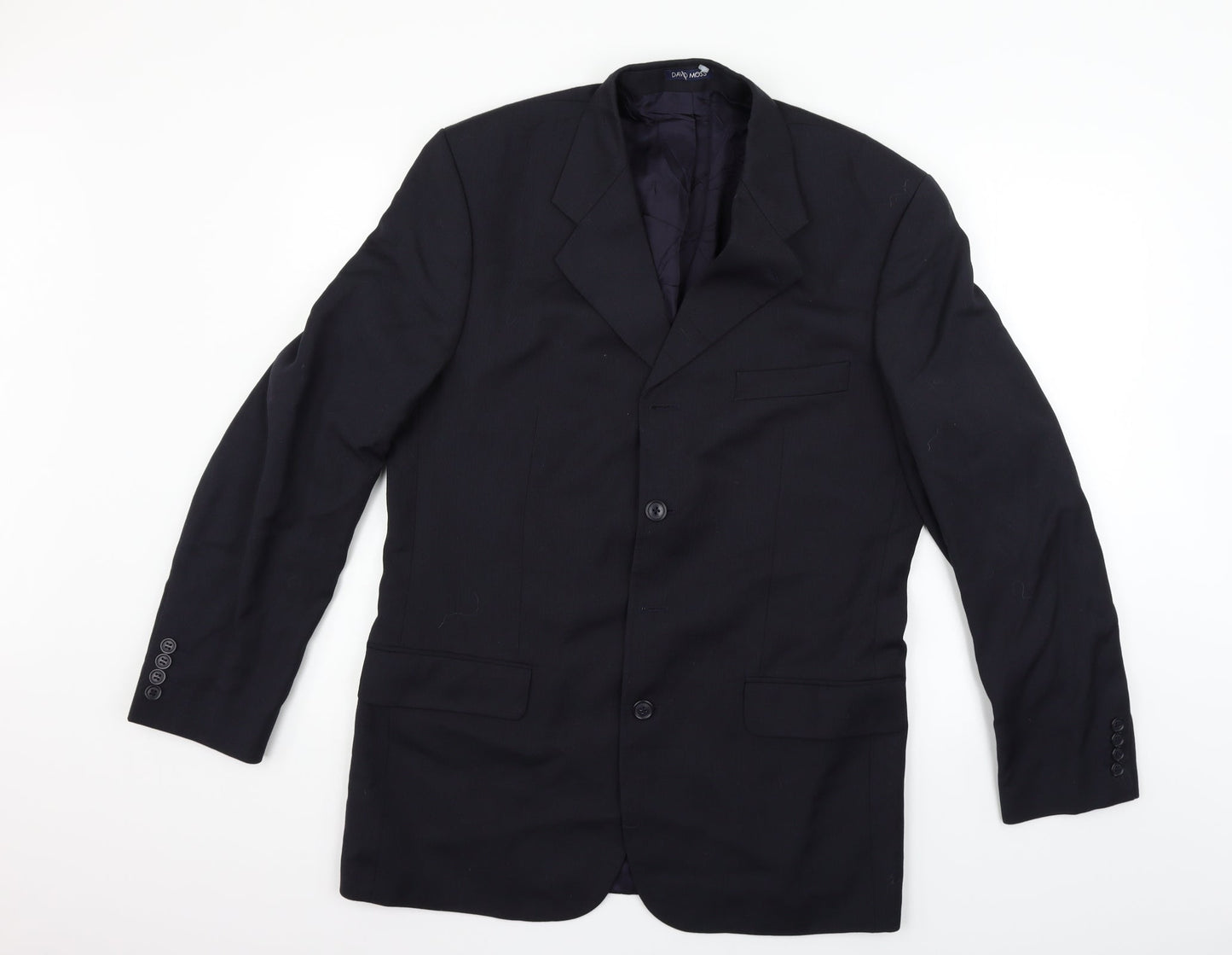 Mens UK Size L David Moss Black Jacket
