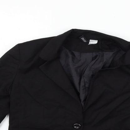 Divided Womens Black   Jacket Blazer Size 8