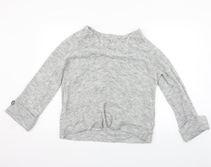 Next Womens Grey   Pullover Jumper Size M