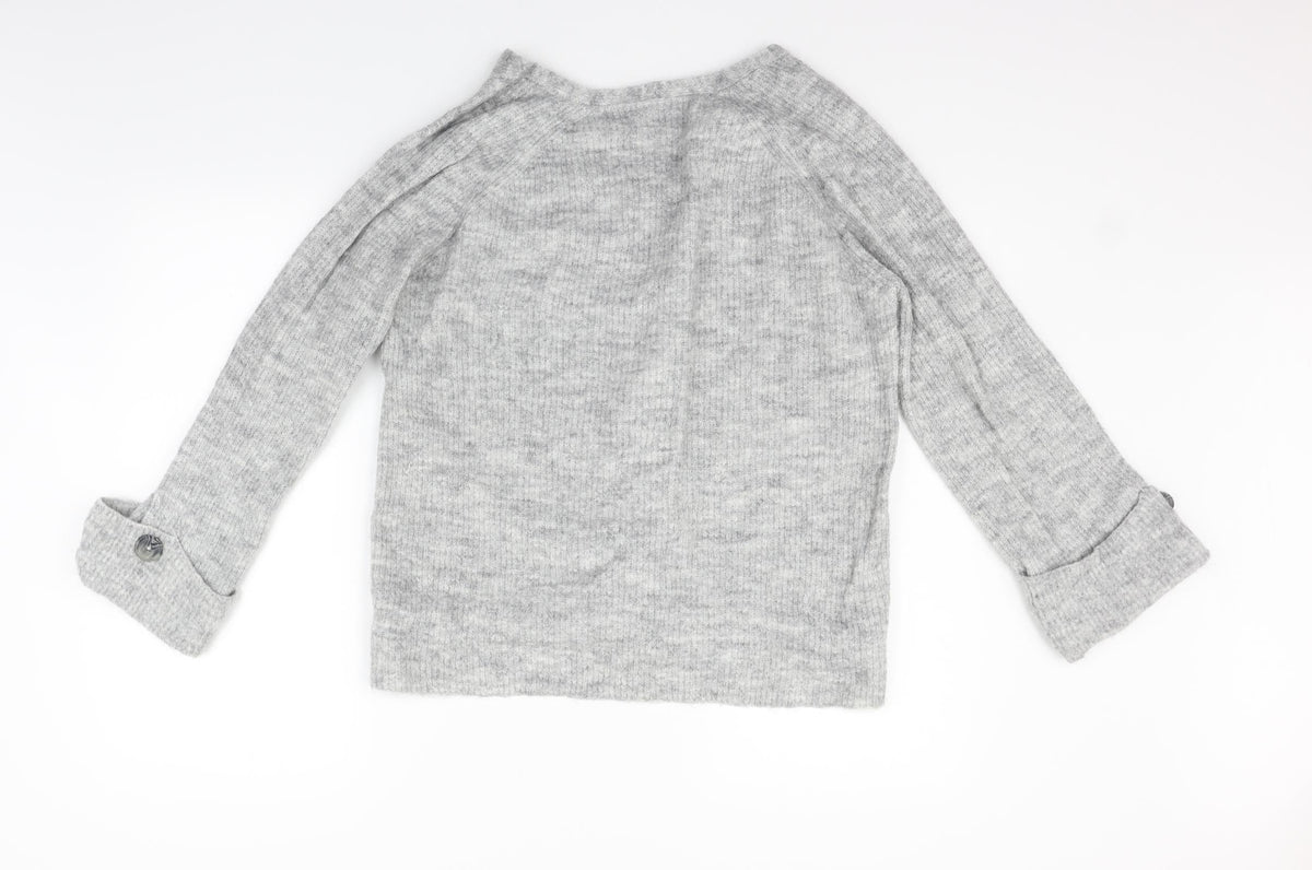 Next Womens Grey   Pullover Jumper Size M
