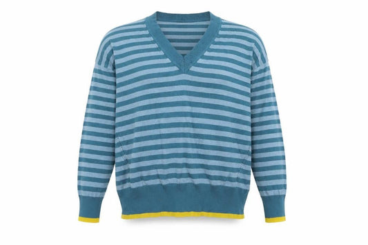 Primark Womens Blue Striped  Pullover Jumper Size L