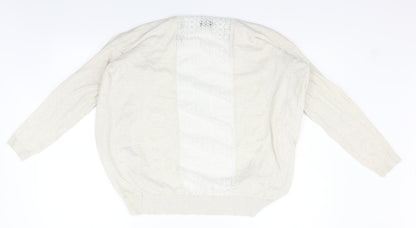 New Look Womens Beige   Cardigan Jumper Size 12