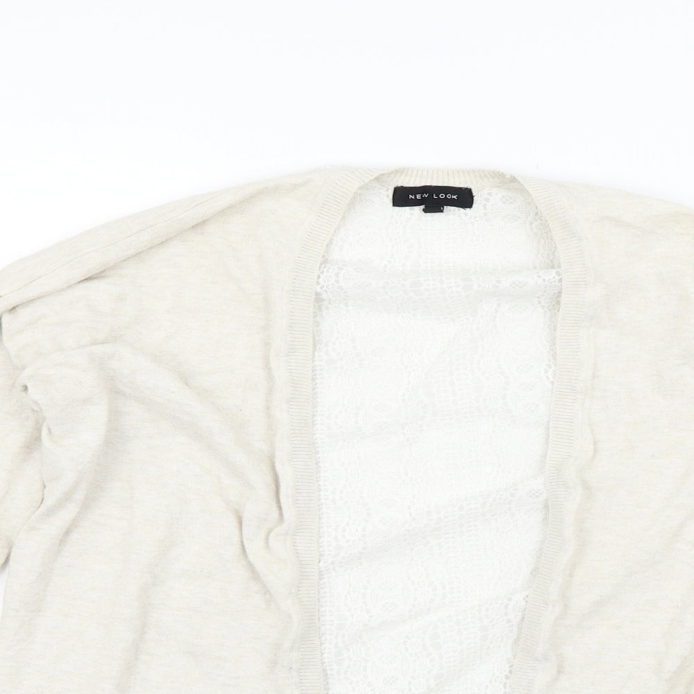 New Look Womens Beige   Cardigan Jumper Size 12