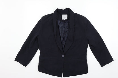Minimum Womens Blue   Jacket Blazer Size 12