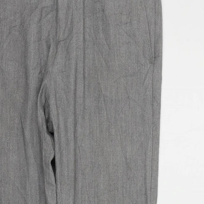 Womens UK Size 32 in Preworn Regular Fit  Grey Trousers