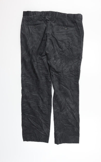 Marks and Spencer Womens Grey   Trousers  Size 34 in L26 in
