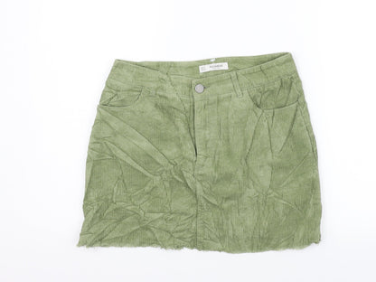 Pull&Bear Womens Green   Flare Skirt Size M