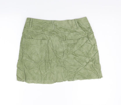 Pull&Bear Womens Green   Flare Skirt Size M