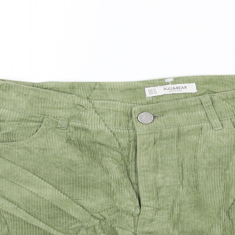 Pull&Bear Womens Green   Flare Skirt Size M