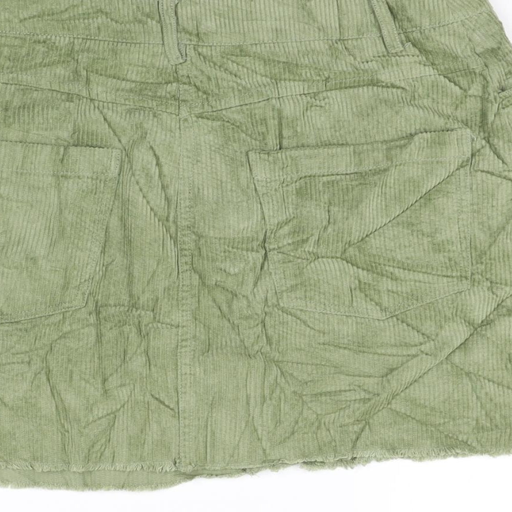 Pull&Bear Womens Green   Flare Skirt Size M