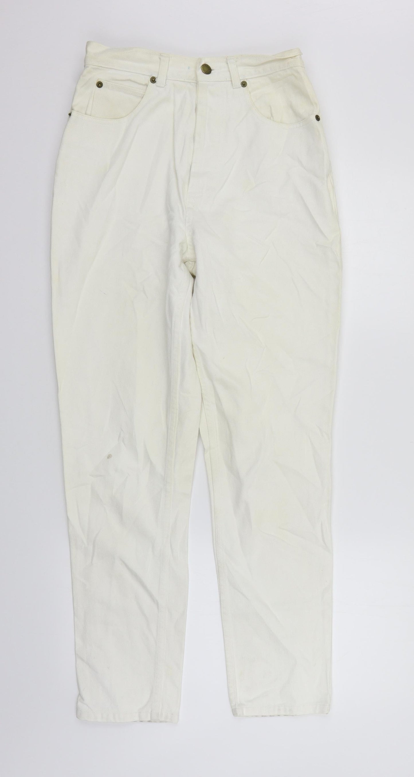NEXT Womens White   Skinny Jeans Size 12 L29 in
