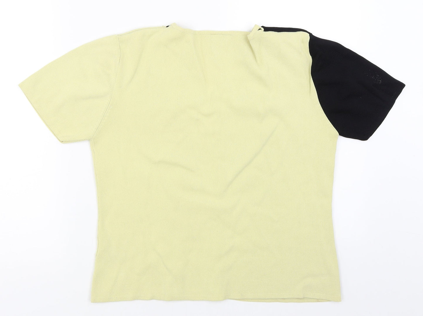 Womens UK Size S Roman Originals Yellow Basic Blouse