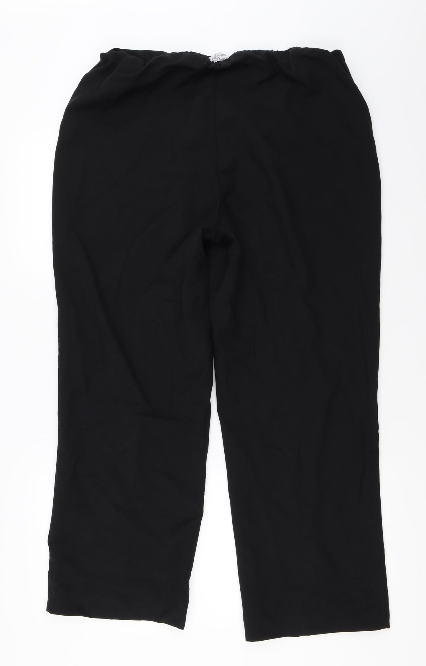 Classic Womens Black   Trousers  Size 16 L27 in