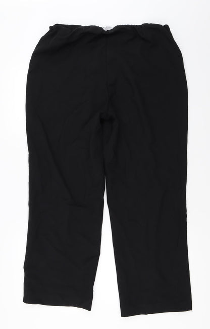 Classic Womens Black   Trousers  Size 16 L27 in