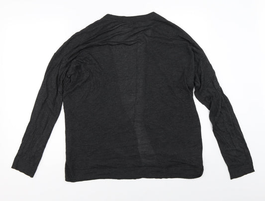Womens UK Size S H&M Grey Cardigan Jumper