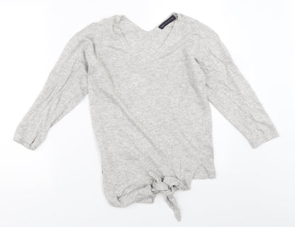 Womens UK Size 8 Marks and Spencer Grey Pullover Jumper