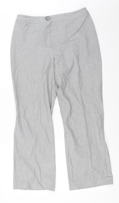 Country Casuals Womens Grey   Trousers  Size 12 L28 in