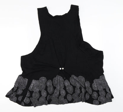 Sweewë Womens Black Pullover Jumper Size M