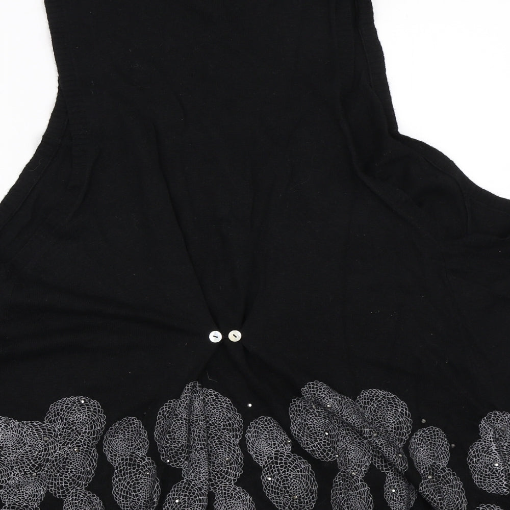 Sweewë Womens Black Pullover Jumper Size M
