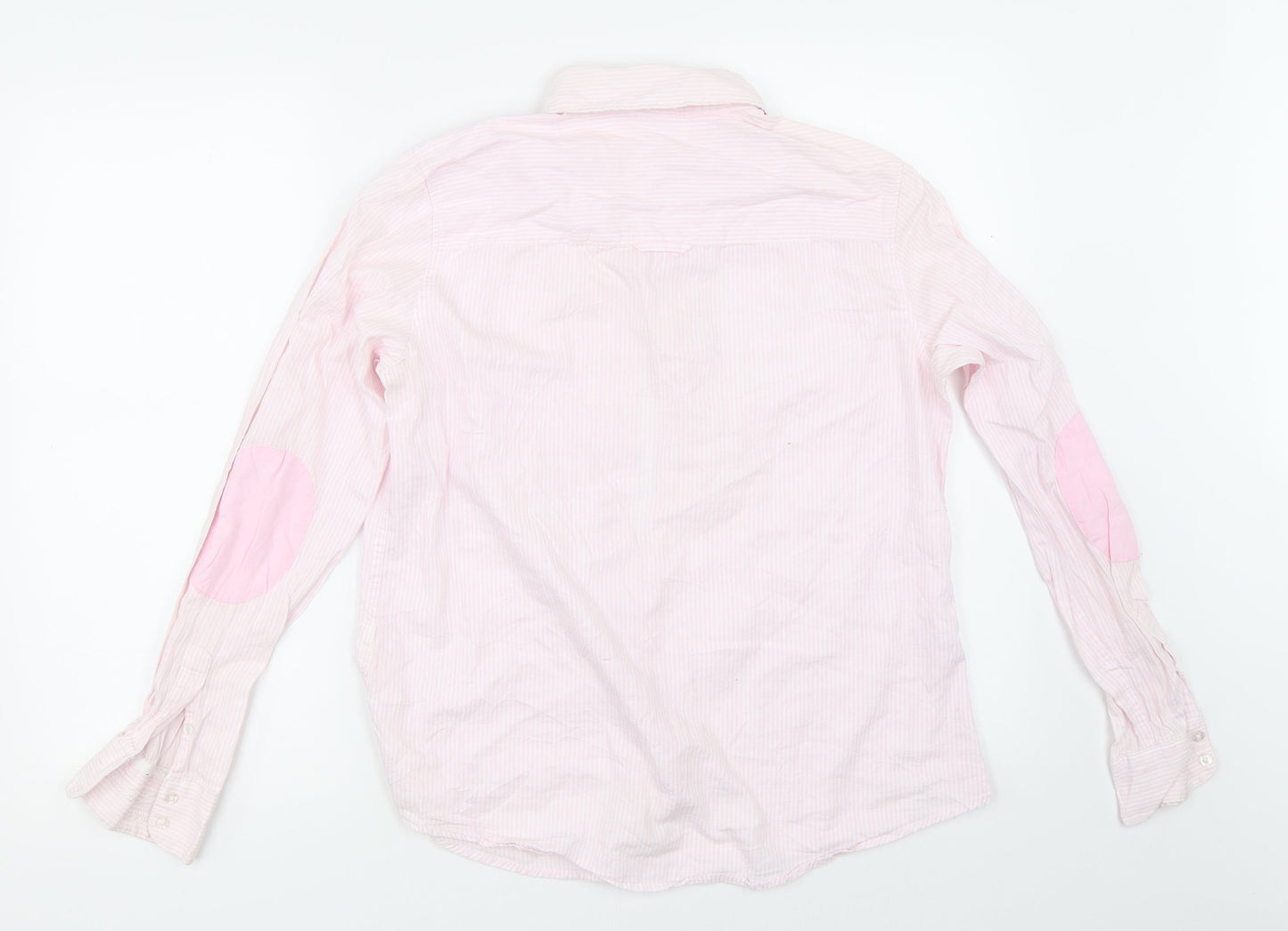 Womens UK Size 42 H&M Pink Basic Button-Up
