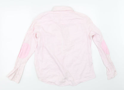 Womens UK Size 42 H&M Pink Basic Button-Up