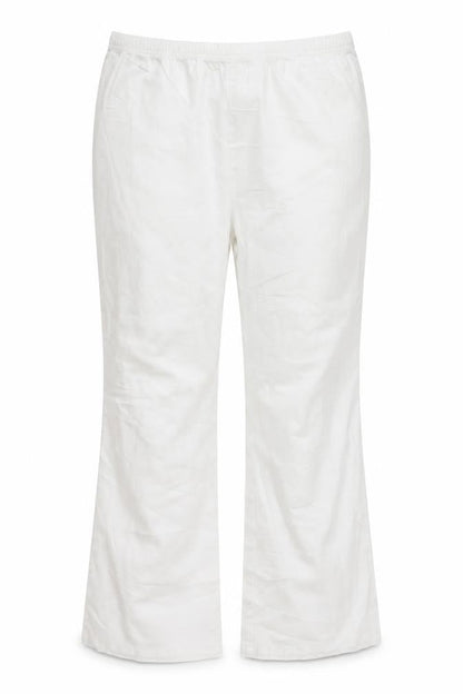 Womens UK Size 34 Simply Be Regular Fit Bootcut White Jeans