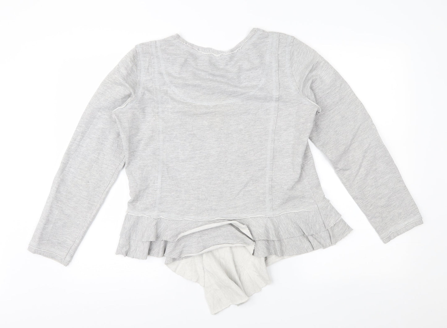 Womens UK Size 14 Per Una Grey Basic Blouse